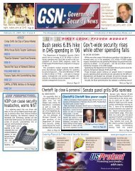 FIRST LOOK - Government Security News