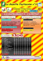 La Gazette Feytiacoise nÂ°15 - Footeo