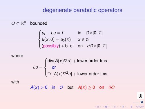Null Controllability for Degenerate Parabolic Operators
