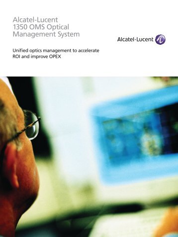 Alcatel-Lucent 1350 OMS Optical Management System