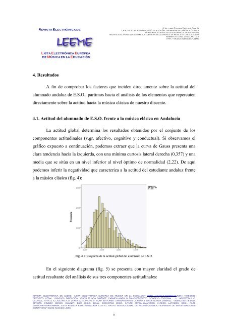 La actitud del alumnado de Educación Secundaria hacia la Música ...