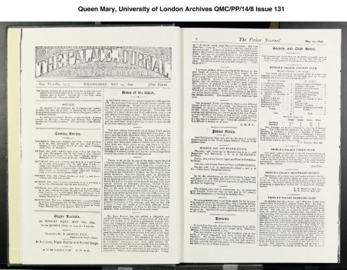 Queen Mary, University of London Archives QMC/PP/14/8 Issue 131 ...