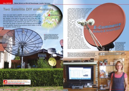 Two Satellite Diy Enthusiasts Tele Satellite International Magazine