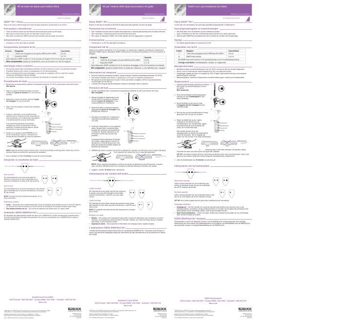 Test Pack Insert IDEXX SNAP fPL Test Package Insert - IDEXX Laboratories