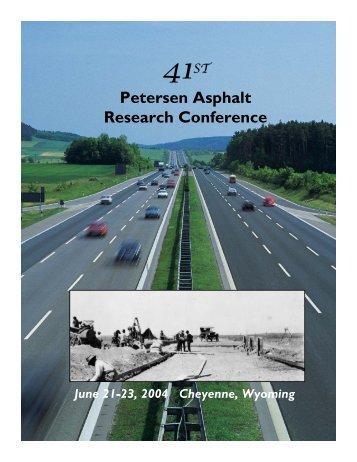 Petersen Asphalt Research Conference