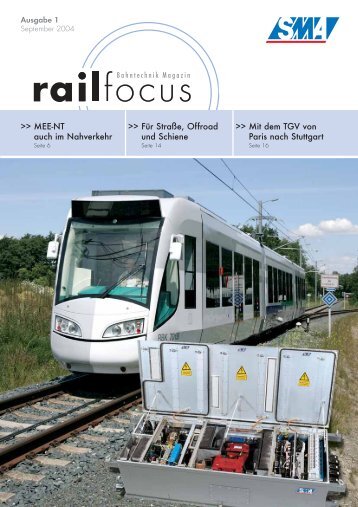 Bahntechnik Magazin - SMA Railway Technology GmbH