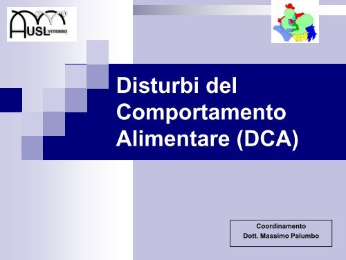 Disturbi del Comportamento Alimentare (DCA),