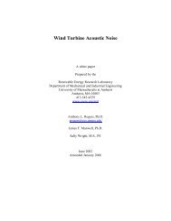 Noise White Paper Outline - Minuteman Wind, LLC