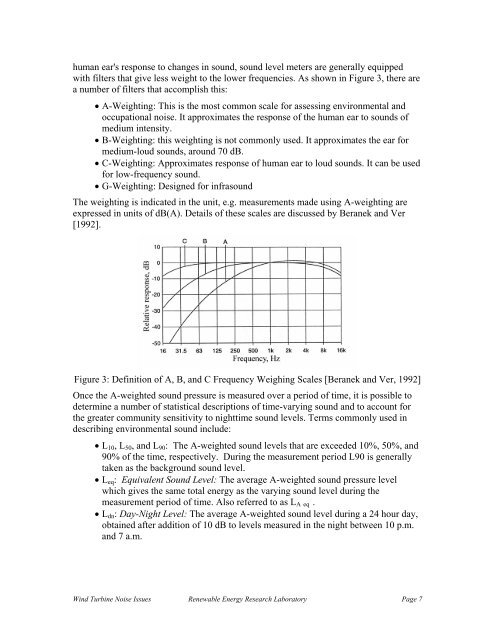 Noise White Paper Outline - Minuteman Wind, LLC