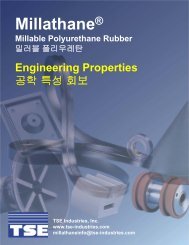 MillathaneÂ® ë°ë¬ë¸ í´ë¦¬ì°ë í ê³µí í¹ì± íë³´ - TSE Industries, Inc.