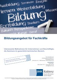 Bildungsangebot fÃ¼r FachkrÃ¤fte - der MEBEDO GmbH