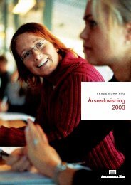 Ãrsredovisning 2003 - Akademiska Hus