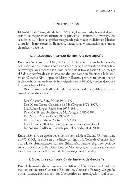 4o. Informe de Actividades - Instituto de GeografÃ­a - UNAM