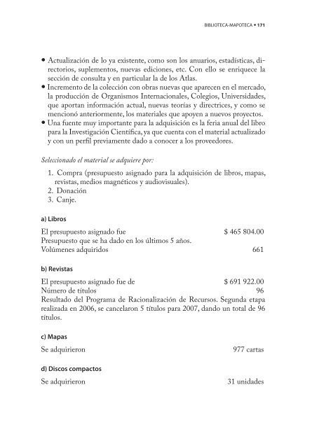 4o. Informe de Actividades - Instituto de GeografÃ­a - UNAM