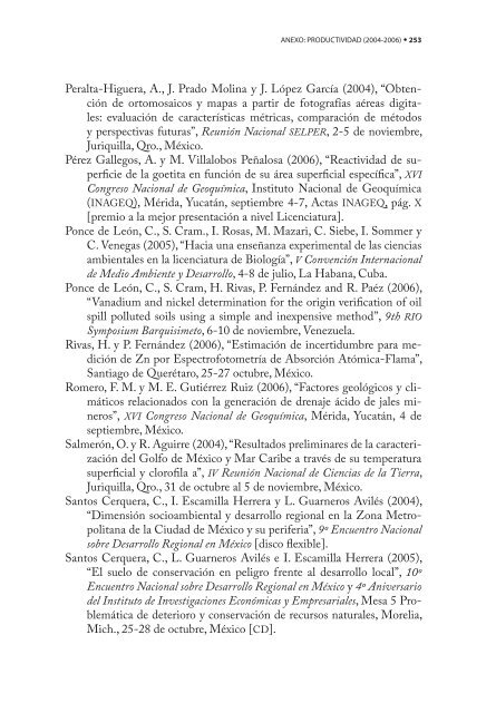 4o. Informe de Actividades - Instituto de GeografÃ­a - UNAM