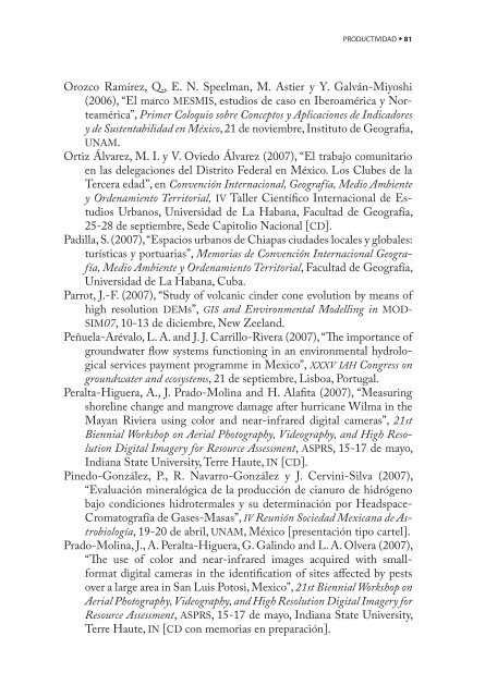 4o. Informe de Actividades - Instituto de GeografÃ­a - UNAM