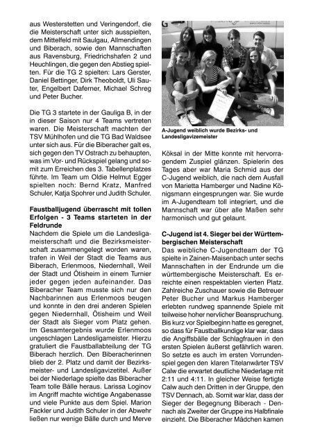 TG-Report 3 / 2012 als pdf-Datei - TG Biberach