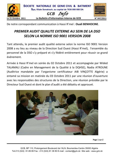 rencontres grand ouest 2011