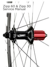 Zipp 60 & Zipp 30 Service Manual