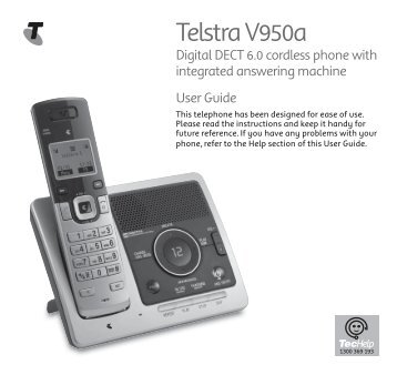 V950a UG.indd - Telstra Home Phones