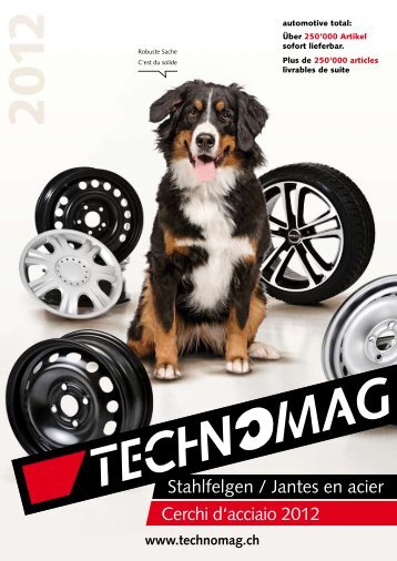 Stahlfelgen / Jantes en acier Cerchi d'acciaio 2012 - Technomag AG