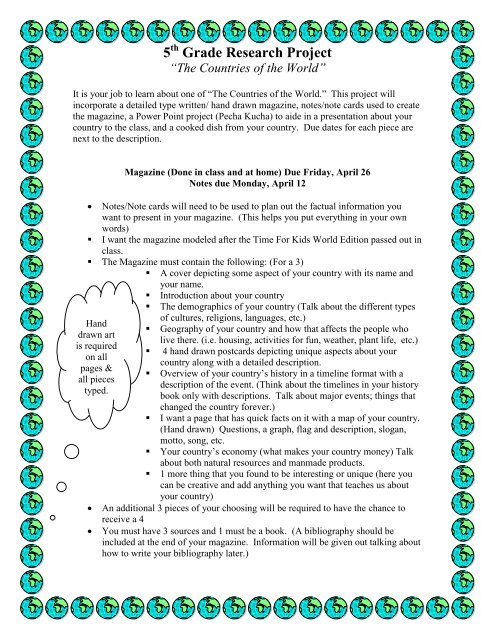 Grade 3 Research Project Ideas Grade 3 Research Project Ideas