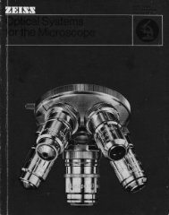 Zeiss Optical Systems for the Microscope - Science-Info