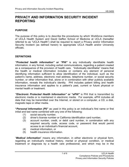 Information Security Incident Report Template from img.yumpu.com