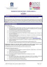 BOURSES DE RECHERCHE DOCTORALE ET - AUF