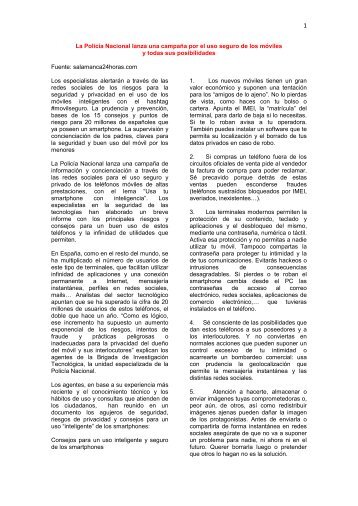 Resumen NÂº 59 MAYO 2012 / Semana 3 - Fepsu.es