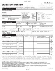 Employee Enrollment Form