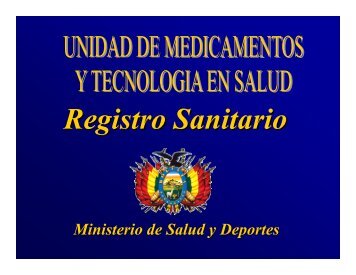 Registro Sanitario