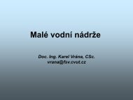 rybnÃ­ky a malÃ© vodnÃ­ nÃ¡drÅ¾e - Doc. VrÃ¡na