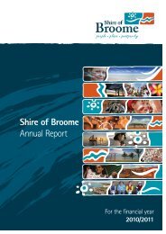 Annual Report 2010-2011_V4.indd - Shire of Broome