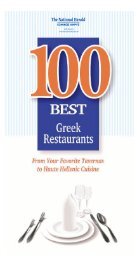 100 Best Greek Restaurants - The National Herald