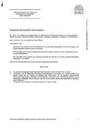 REGIONALE MILIEUDIENST WEST-BRABANT ... - gemeente Moerdijk