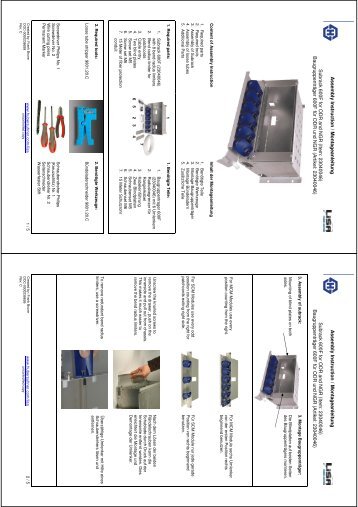 LiSA BaugruppentrÃƒÂ¤ger 600 Montage Anleitung - Composites