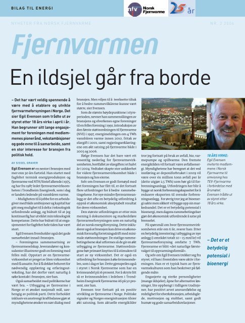 En ildsjel gÃ¥r fra borde - Norsk Fjernvarme