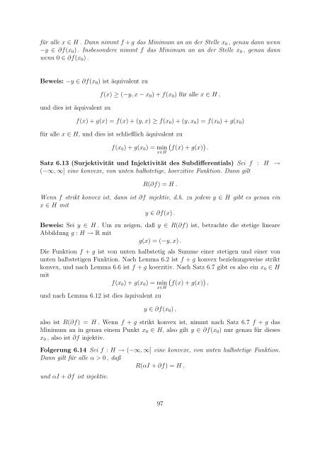 Variationsrechnung und SobolevrÃ¤ume - Fachbereich Mathematik ...