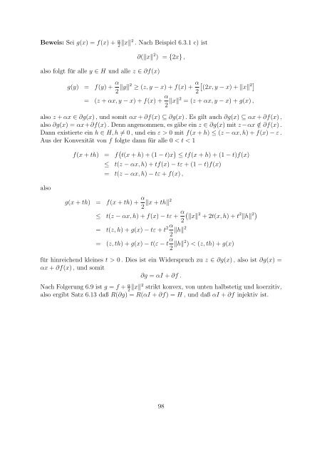 Variationsrechnung und Sobolevräume - Fachbereich Mathematik ...