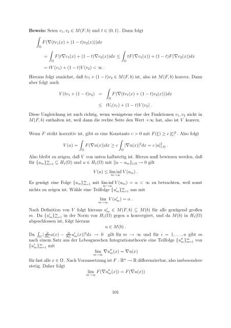 Variationsrechnung und SobolevrÃ¤ume - Fachbereich Mathematik ...