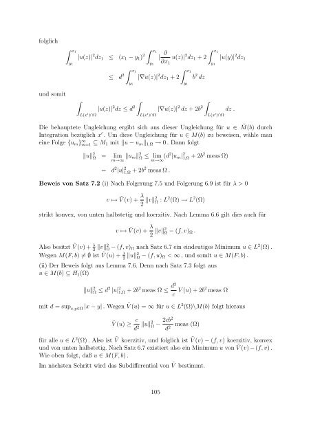 Variationsrechnung und SobolevrÃ¤ume - Fachbereich Mathematik ...