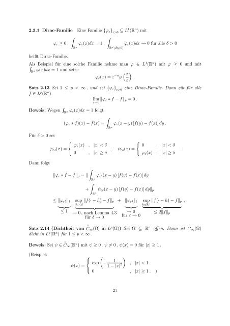 Variationsrechnung und SobolevrÃ¤ume - Fachbereich Mathematik ...