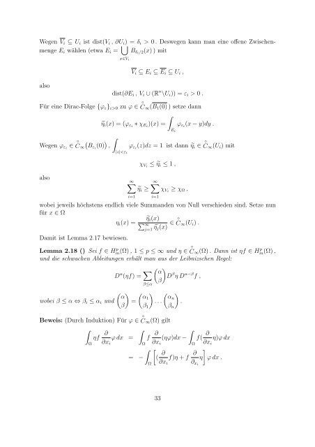 Variationsrechnung und SobolevrÃ¤ume - Fachbereich Mathematik ...