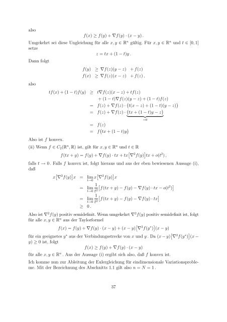 Variationsrechnung und Sobolevräume - Fachbereich Mathematik ...