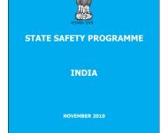 State Safety Programme - India - Directorate General of Civil Aviation