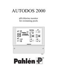Manual Autodos 2000 - Pahlen