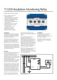 T3200 Insulation Monitoring Relay - Littelfuse