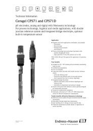 Ceragel CPS71 / CPS71D - å¾·å½Endress+Hauser(E+Hå¬å¸)