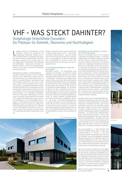 Plastics Perspectives - ThyssenKrupp Plastics Austria